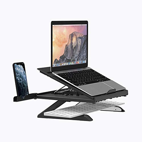 Soporte Portatil Adjustable Laptop Stand Soporte Laptop Soporte Ordenador Portátil para Macbook Pro Air, Lenovo y Otros 10-17” Portatiles